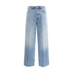 Women's Light Blue Cotton Jeans Denim Clothing