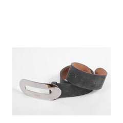 Women's Beige Leather Regular Belt