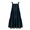 Linen Tiered Dress | Navy