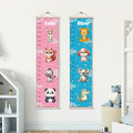 Personalizado Estrellas Nubes Cebra lindo Tigre Bosque Animales Colgante Tabla de crecimiento con nombre Guardería Habitación Decoración Cumpleaños Navidad Regalo para Niños Niñas