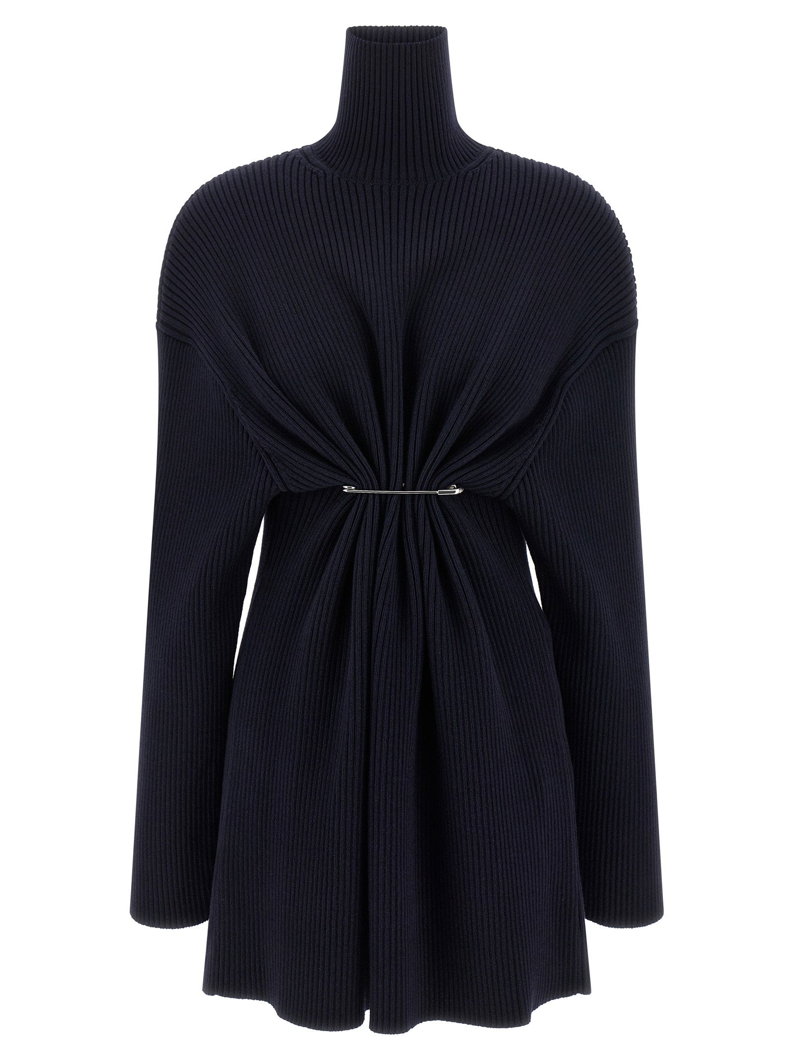 Balenciaga Pinched Dress — Navy