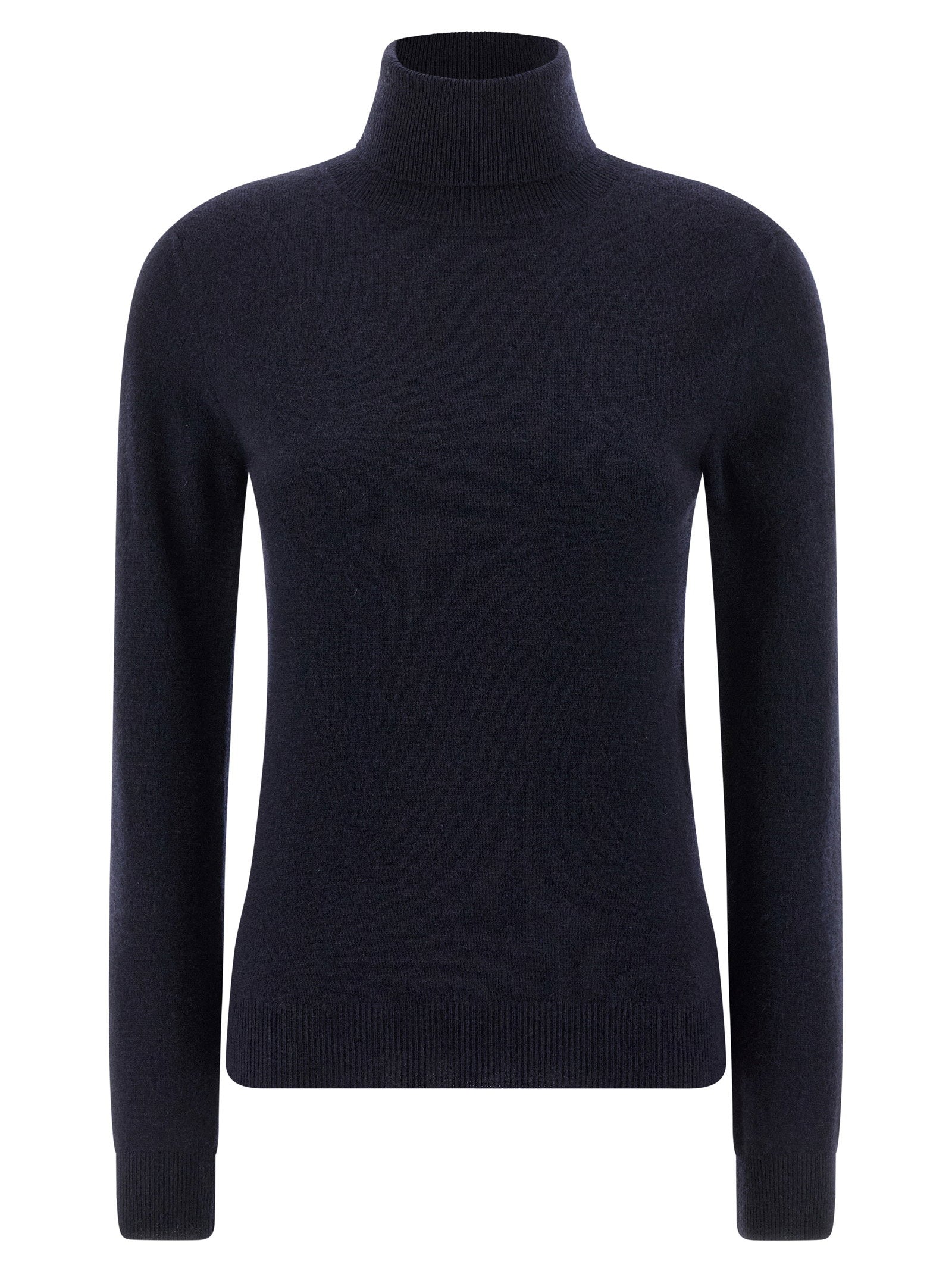 Balenciaga Turtleneck Sweater — Navy