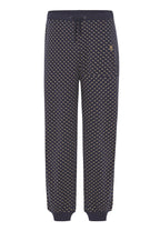 Pantalón Pijama Hombre Largo Algodón Punto Cuadros - Azul 8510_39
