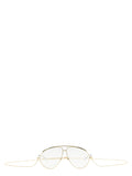 Gucci Aviator Metal Frame Sunglasses — Gold