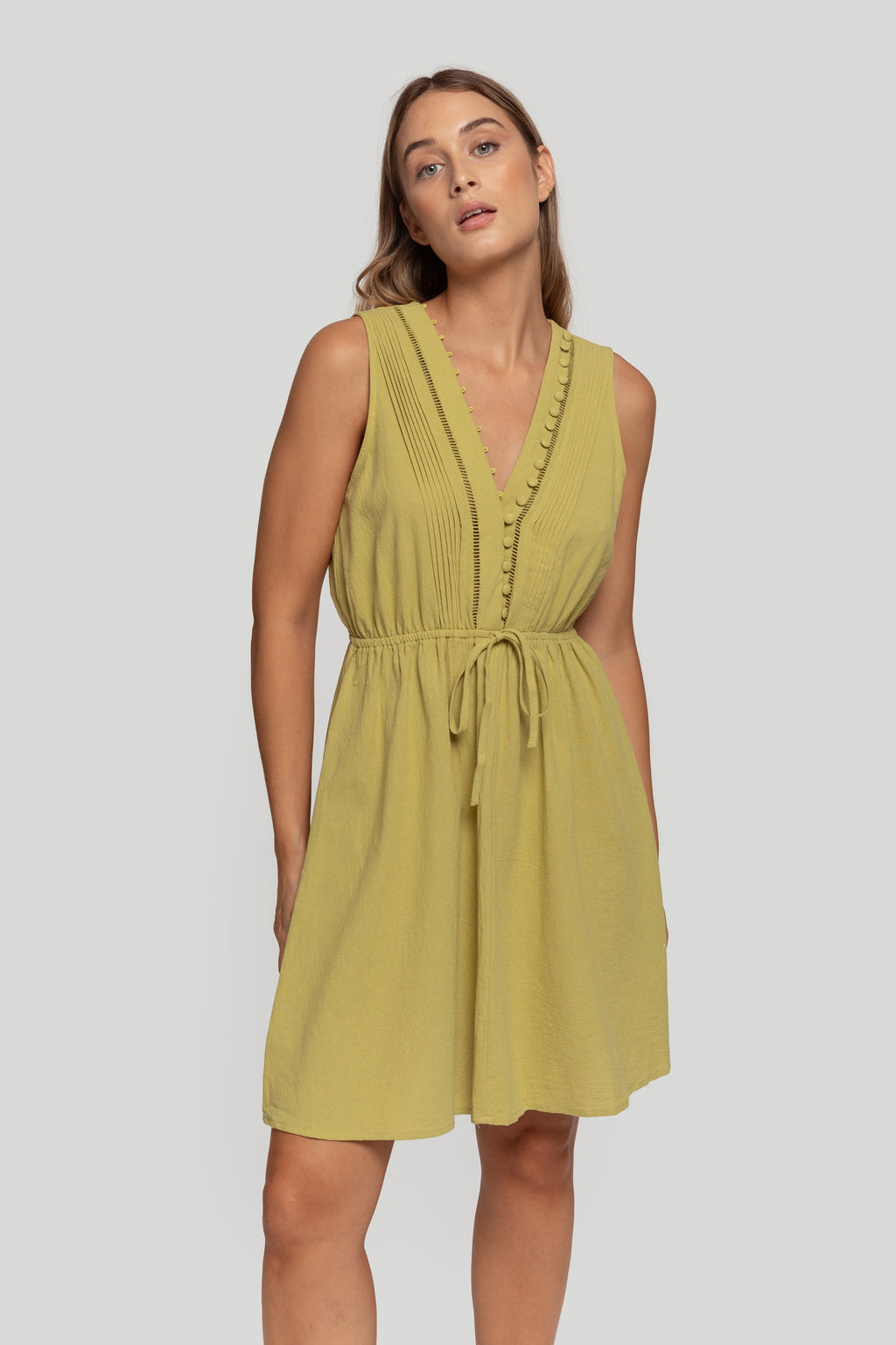 VESTIDO  BOTONES