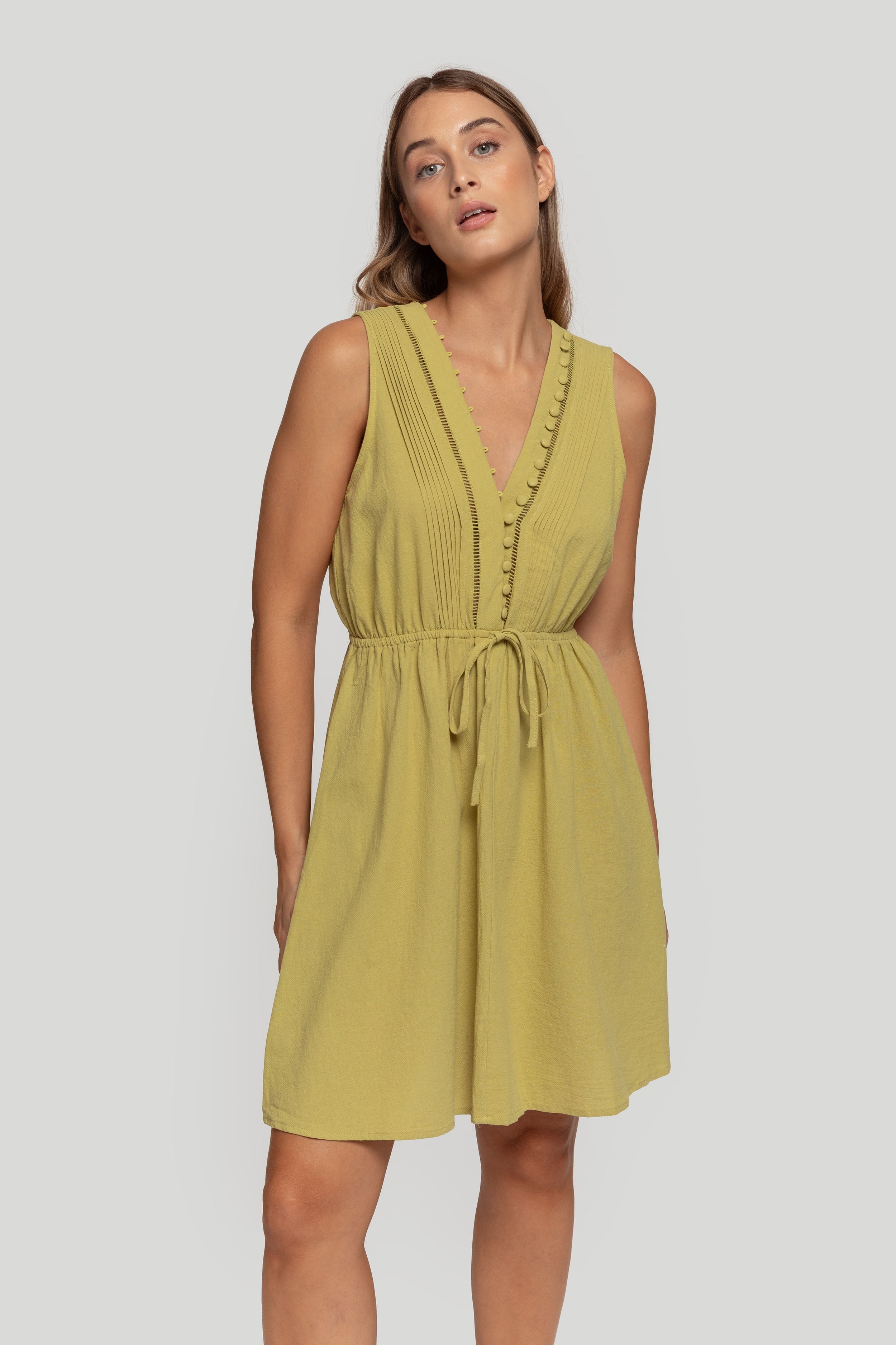 VESTIDO  BOTONES