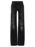 Balenciaga Wide-Leg Jeans — Black