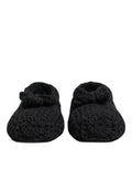 Women's Wool Knit Ballerina Black
