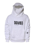 White Dg Vib3 Hooded Men Sweatshirt Sweater Cotton Clothing