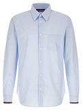 Gucci Striped Cotton Shirt — Light Blue