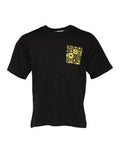 Men's Black Minimalist Cotton Crew Neck T-Shirt