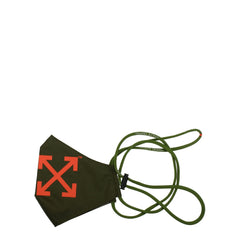 Men's Green Polyester Facemask Accessory
