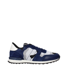 Men's Gray Fabric Athletic Sneakers