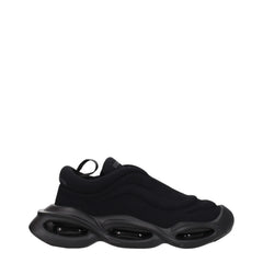 Men's Black Fabric Chunky Sneakers