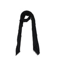 Men's Black Viscose Foulard Accessory