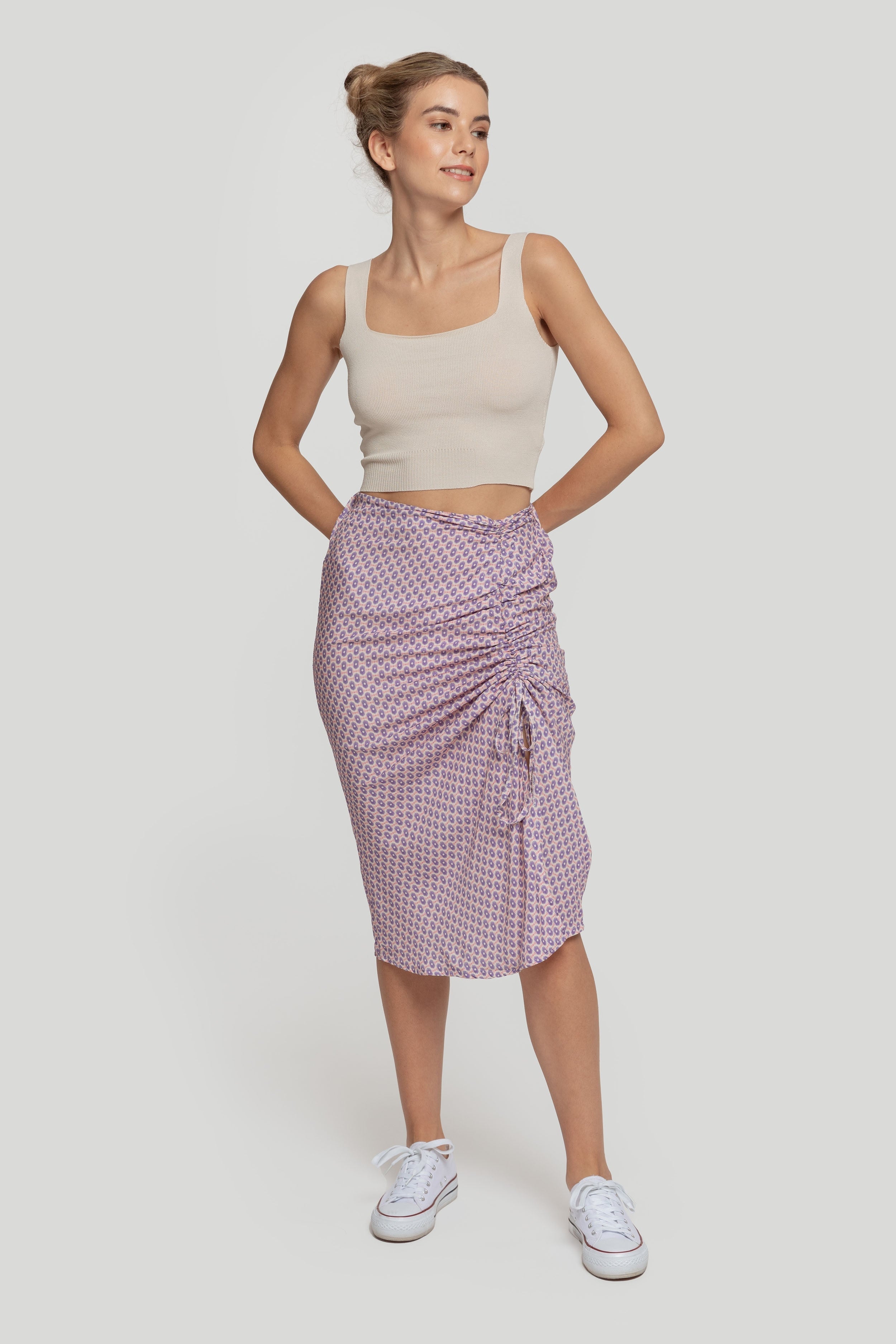 FALDA  DRAPEADA