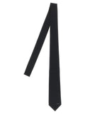 Gucci Jacquard Silk Necktie — Black