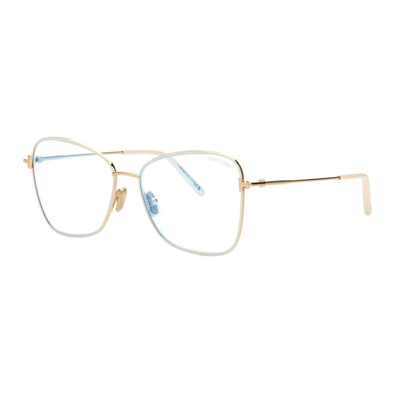 Tom Ford FT5906-B001 Gold Metal Frame Eyeglasses — Gold