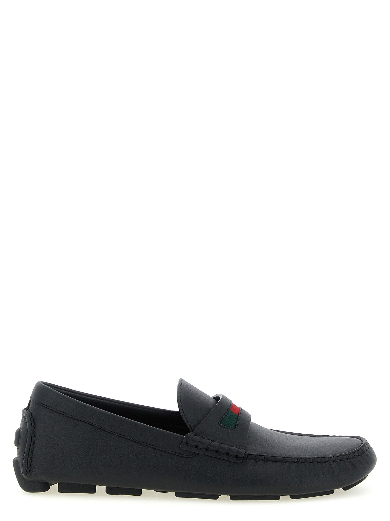 Mocasín de conducir Gucci — Negro