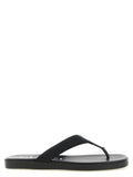 Gucci Jacquard Thong Sandals — Black
