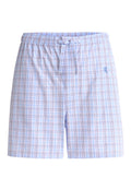 Pantalón Pijama Hombre Corto Popelín Cuadros - Azul 8545_30