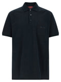 Gucci Morsetto Embroidery Polo Shirt — Navy
