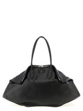 Alexander McQueen Maxi Manta Shoulder Bag — Black