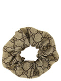 Gucci GG Monogram Silk Hair Band — Beige