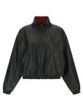 Balenciaga Reversible Leather Jacket — black