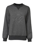 Women's Dg Logo-Embroidered Cotton Cashmere Sweatshirt Gray Sweatshirts