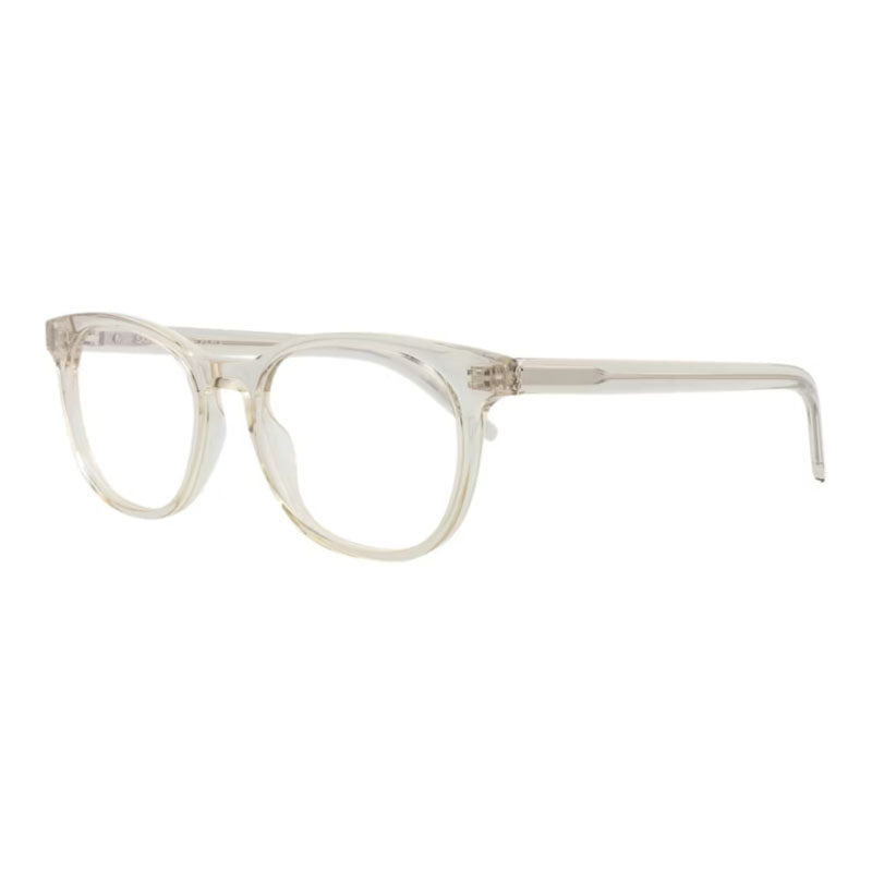 Saint Laurent SLM111001 Clear-Lens Acetate Eyeglasses — Clear