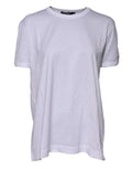 Women's White Cotton Goodluck 2022 Crew Neck T-Shirt