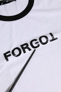 Women's White Cotton Crew Neck Cropped Top T-Shirt