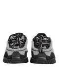 Women's Black Gray Ns1 Low Top Sneakers Shoes And