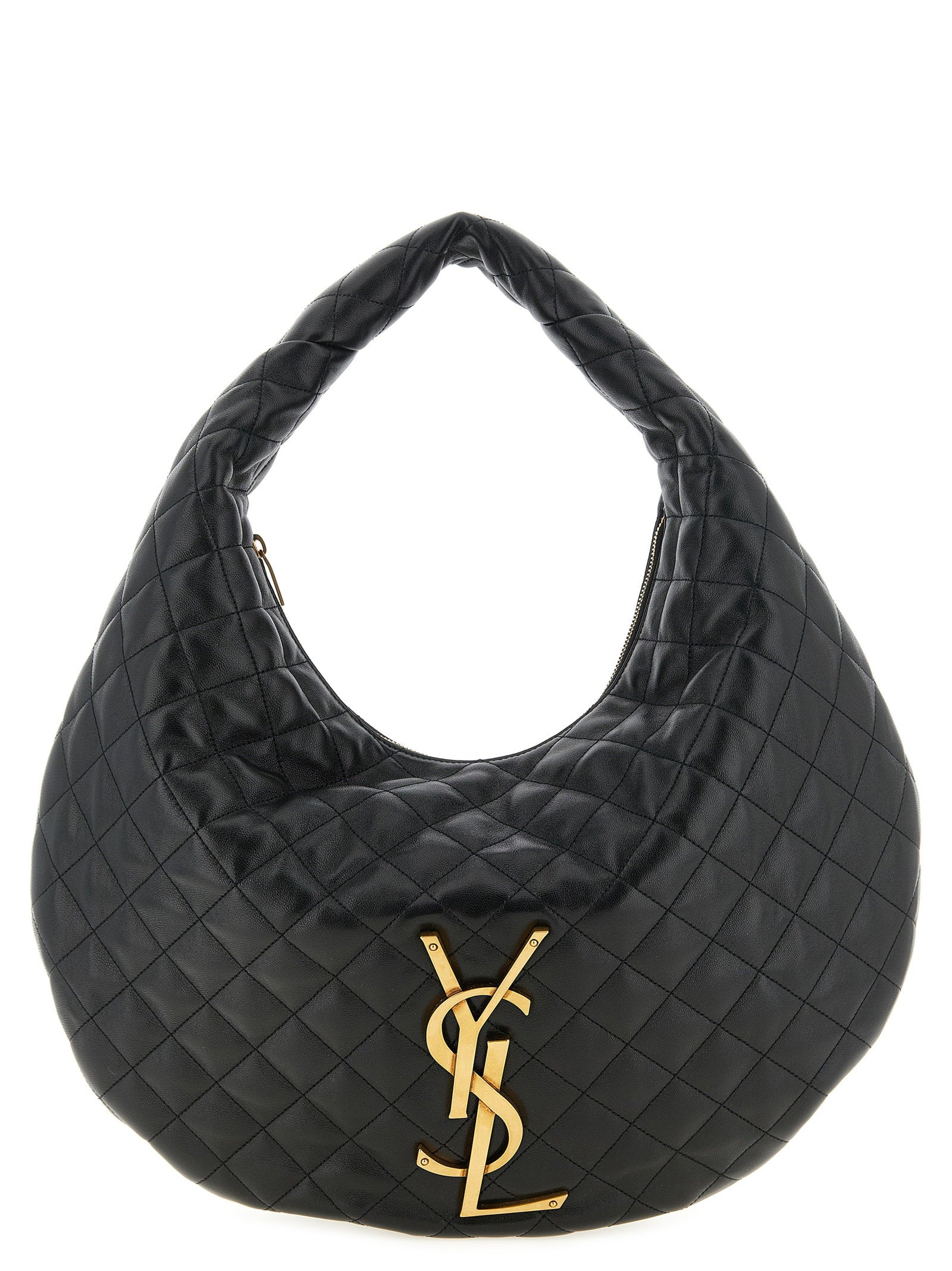 Saint Laurent Icare Hobo Bag — Black