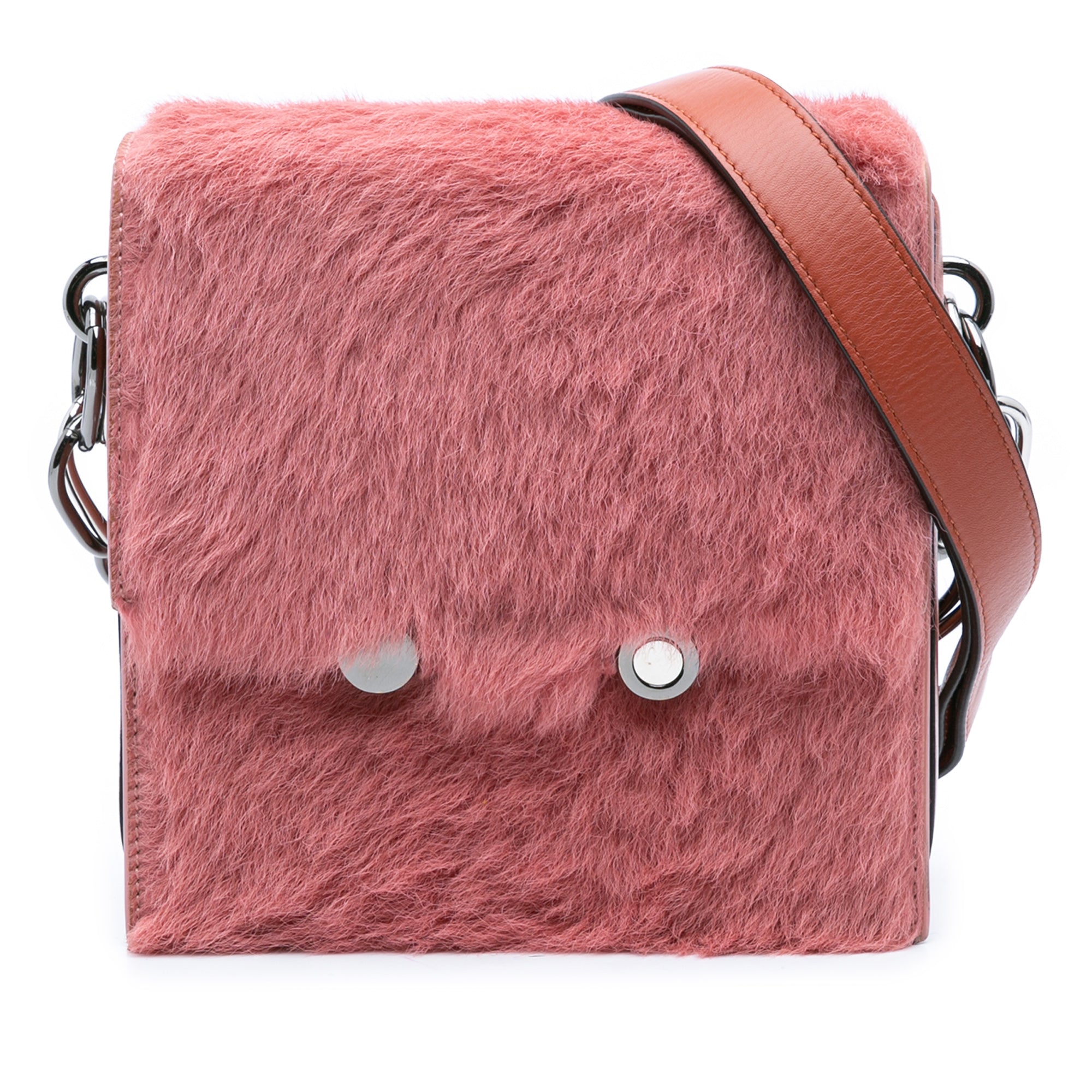 Shearling Chain Crossbody