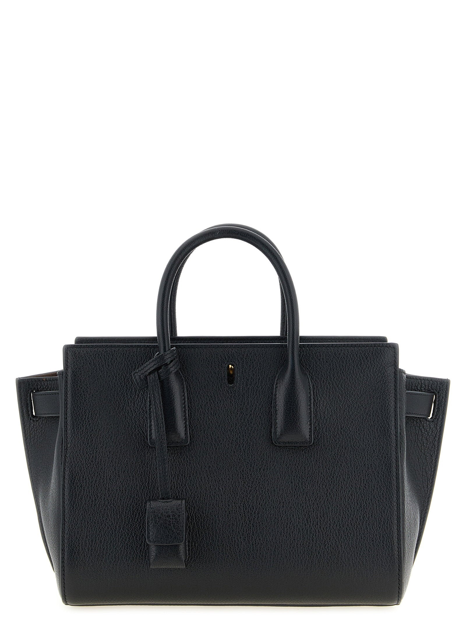 Saint Laurent Sac Top Handle Bag — Black
