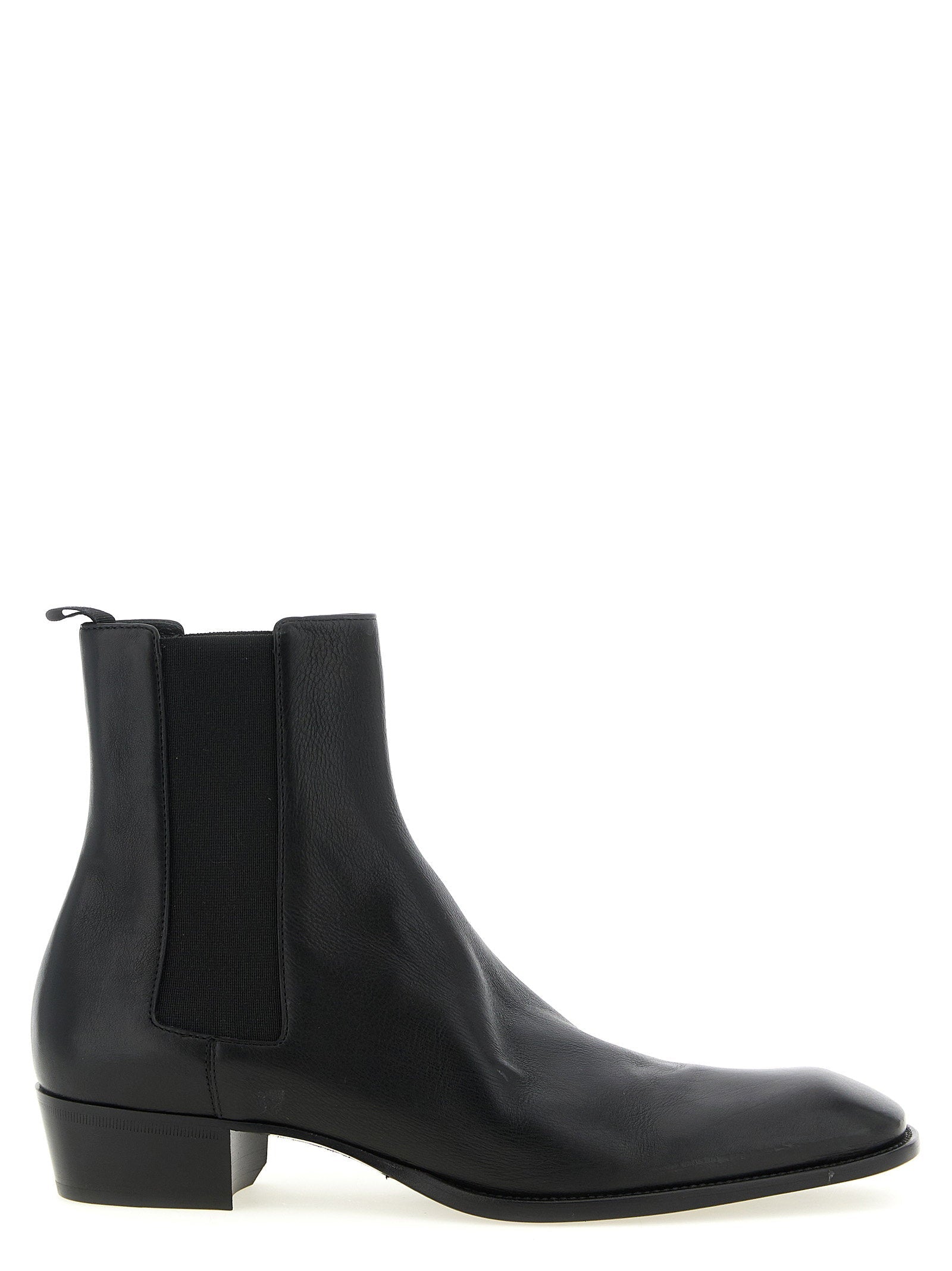 Saint Laurent Stanton Ankle Boot — Black
