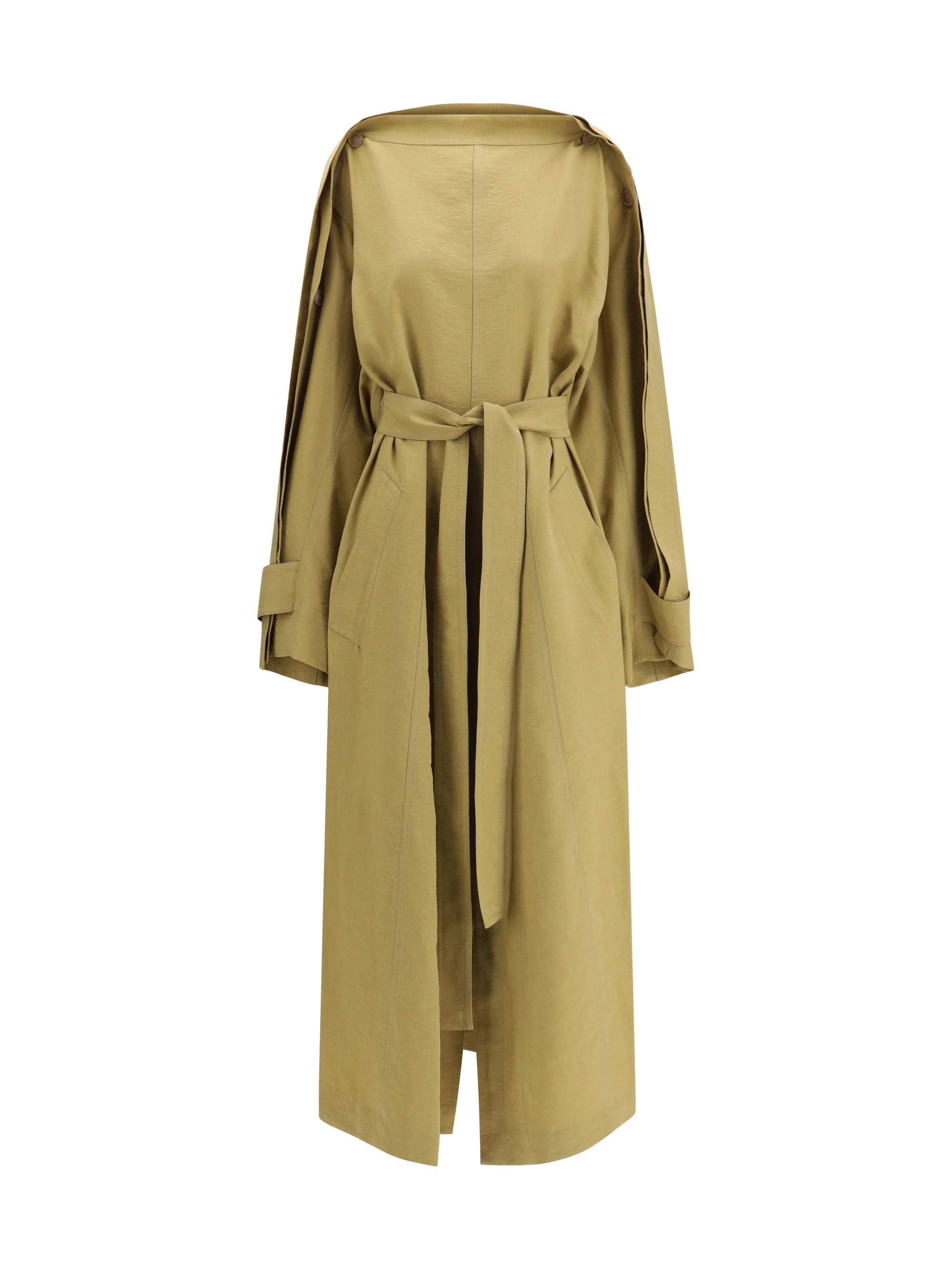 Petar Petrov Dress Trench Coat — Camel