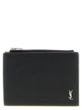 Saint Laurent Tiny Cassandre Wallet — Black