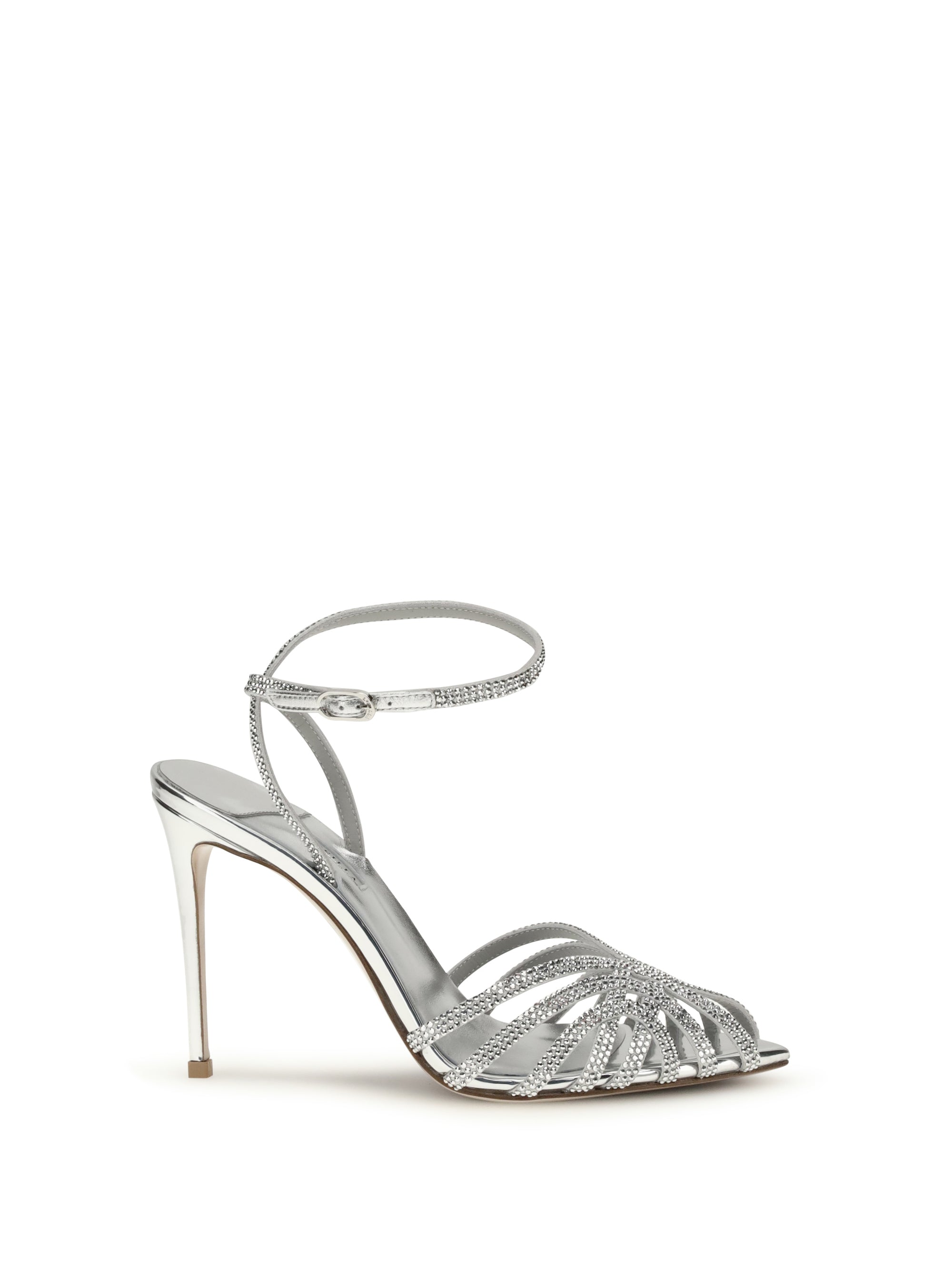 Le Silla Embrace Divina Sandal — Silver