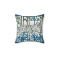 Tiger in the Jungle Throw Pillow