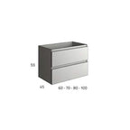 BATHME MADISON TOP Mueble de Baño con Lavabo 2 Cajones Roble Ostippo