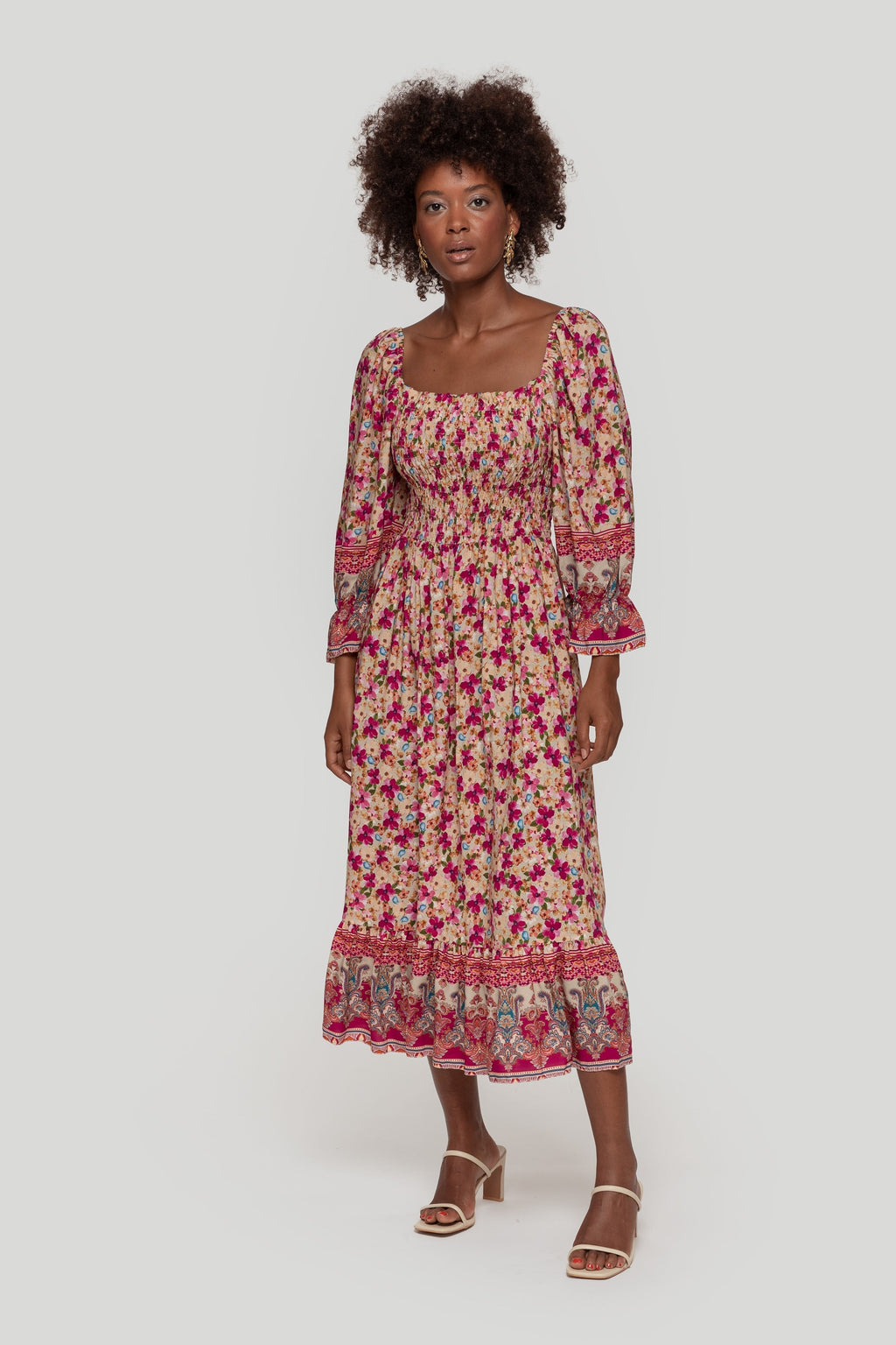 VESTIDO  FLORES