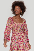 VESTIDO  FLORES