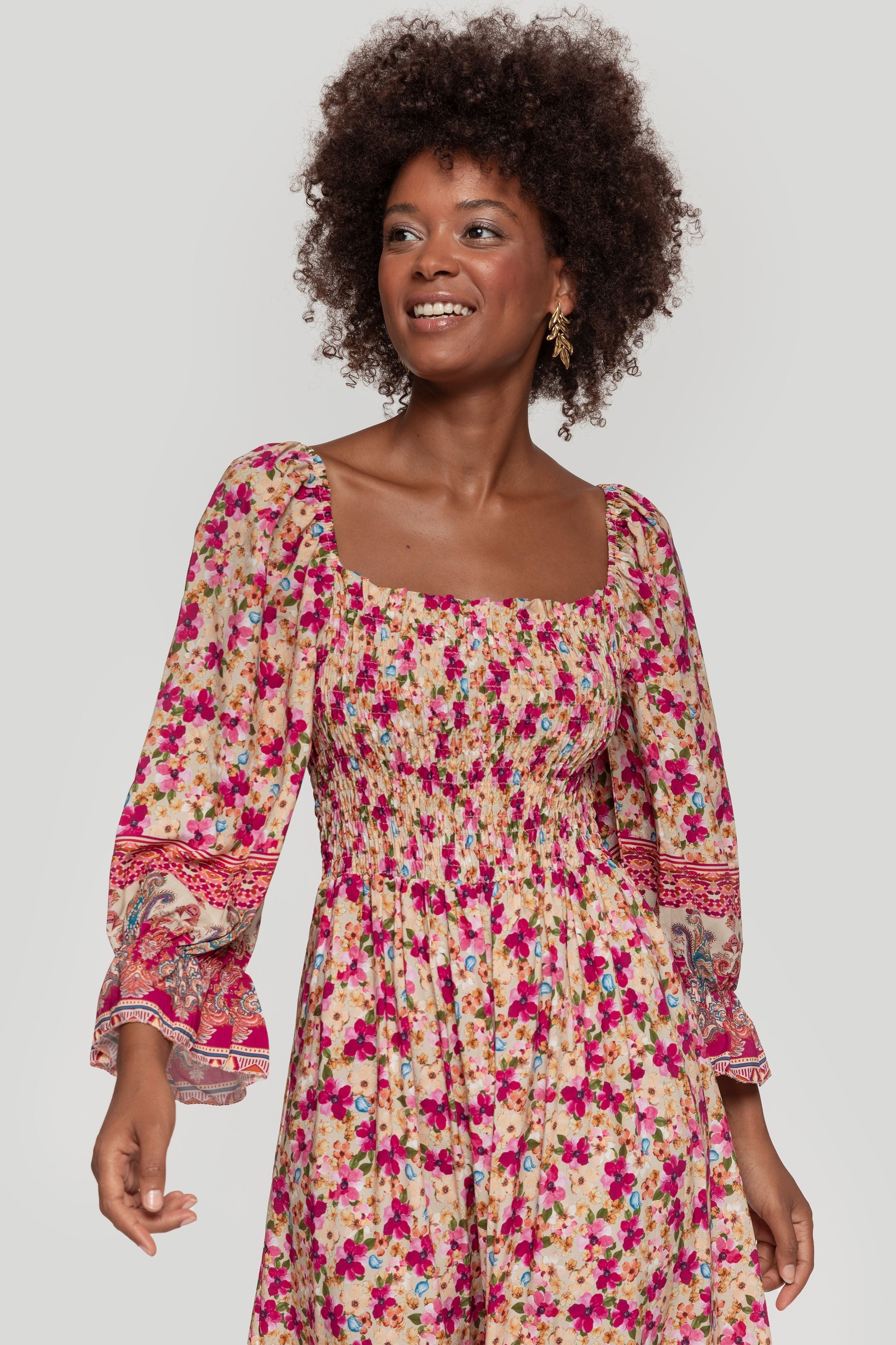 VESTIDO  FLORES