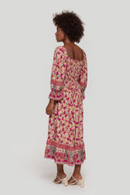 VESTIDO  FLORES