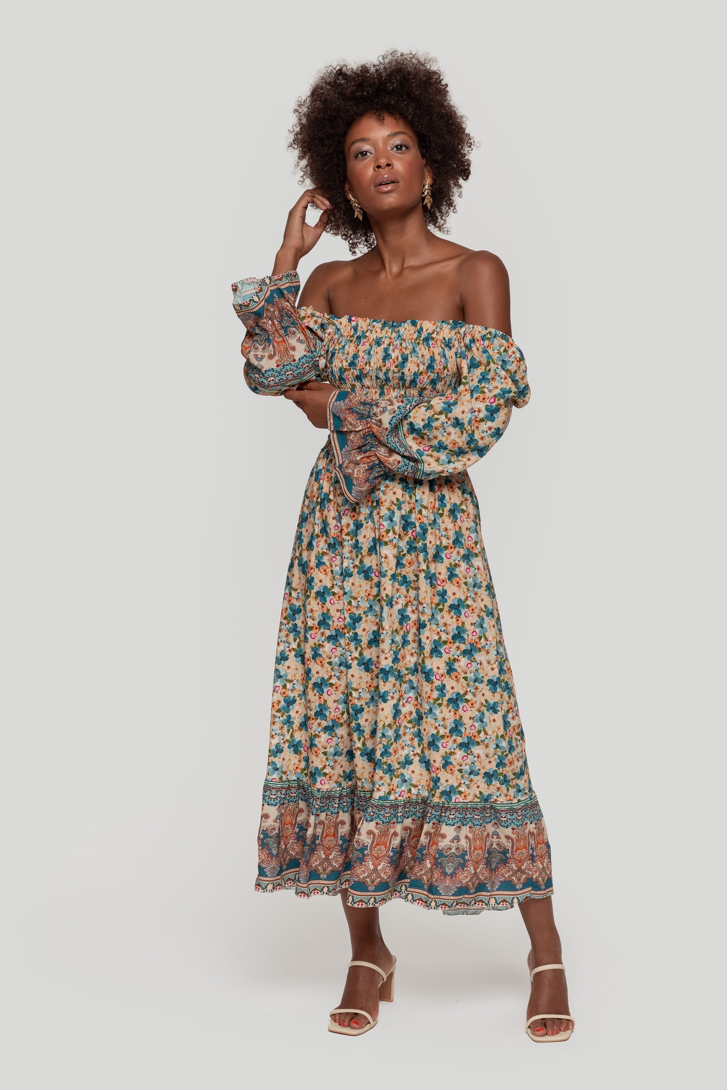 VESTIDO  FLORES