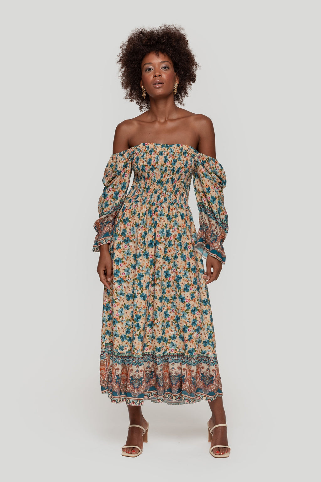 VESTIDO  FLORES