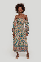 VESTIDO  FLORES